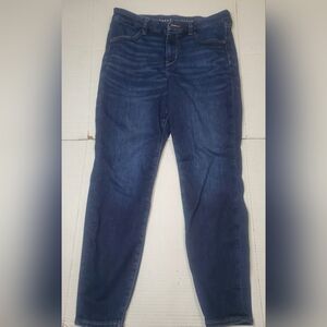 American Eagle Outfitters Dark Indigo Straight Leg Jeans 14